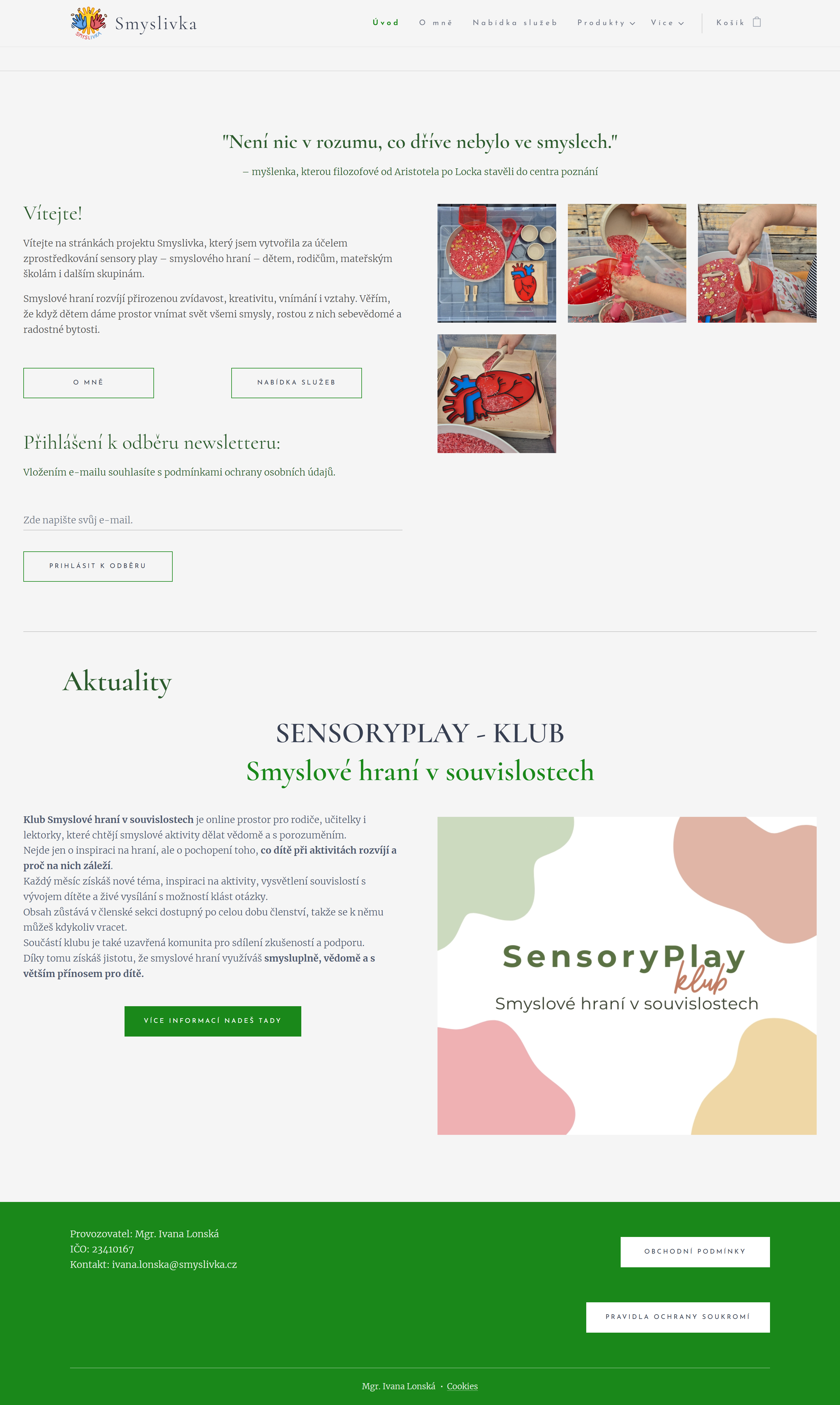 Smyslivka před redesignem